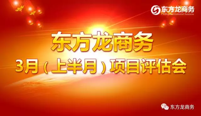 東方龍商務舉行三月上半月投資選址項目評估會，安排美資項目對接工作