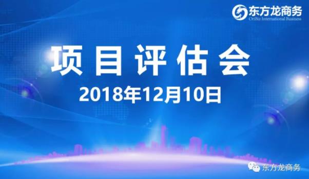 【項目評估會】東方龍商務舉行12月上旬項目評估會，35個優質項目經評估可對接政府園區